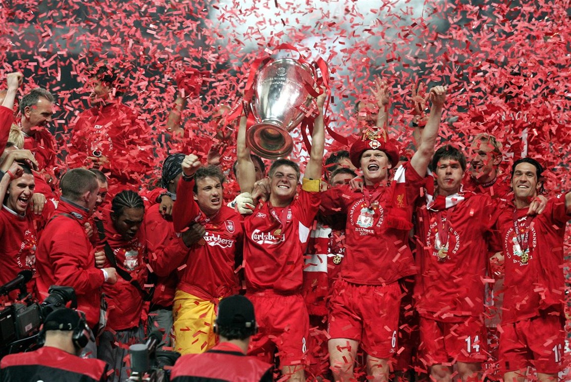 Ливерпуль 2005. Финал Лиги чемпионов УЕФА 2005. Финал Стамбул 2005. Чемпион уефа 2005